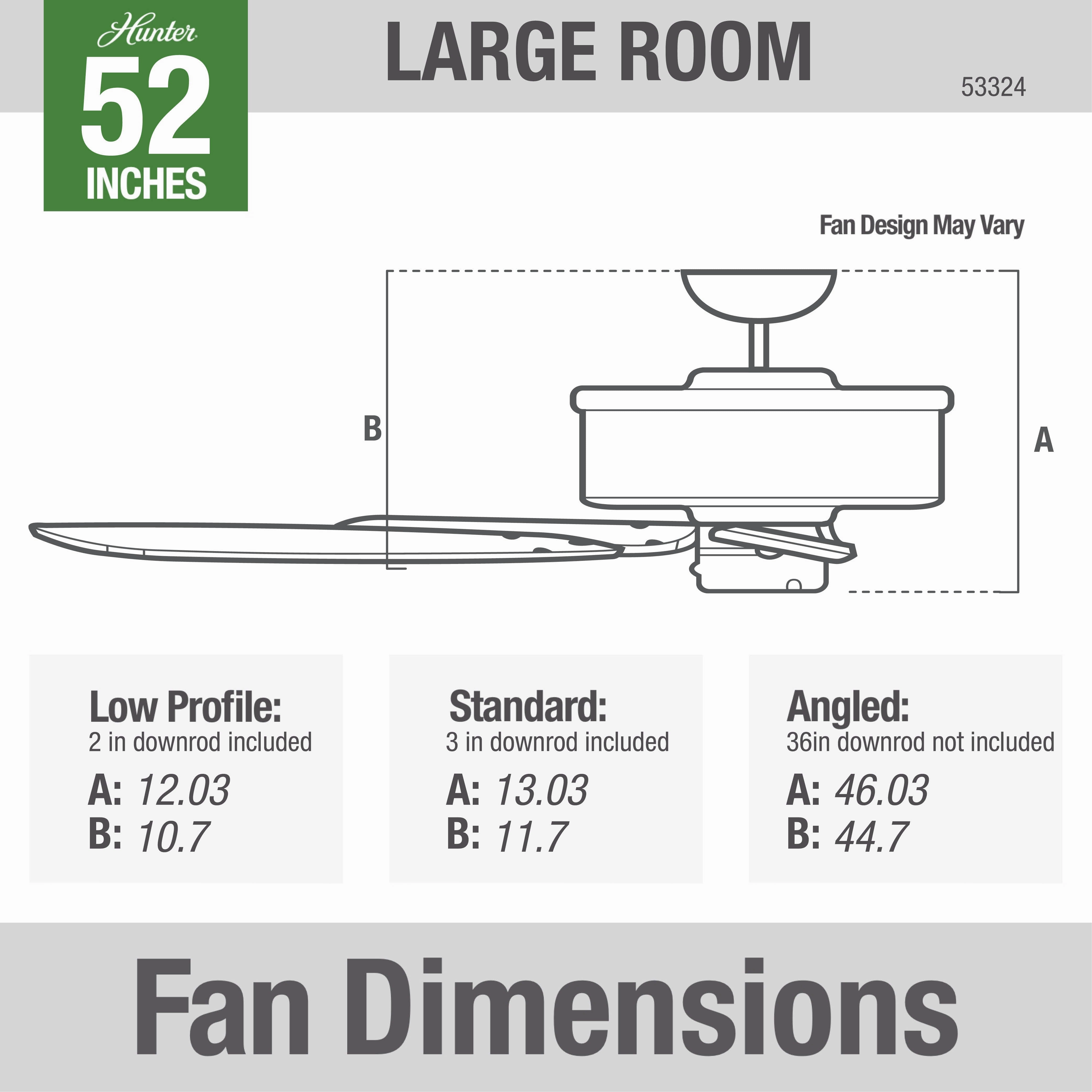 Newsome 52"Ceiling Fan Matte Black