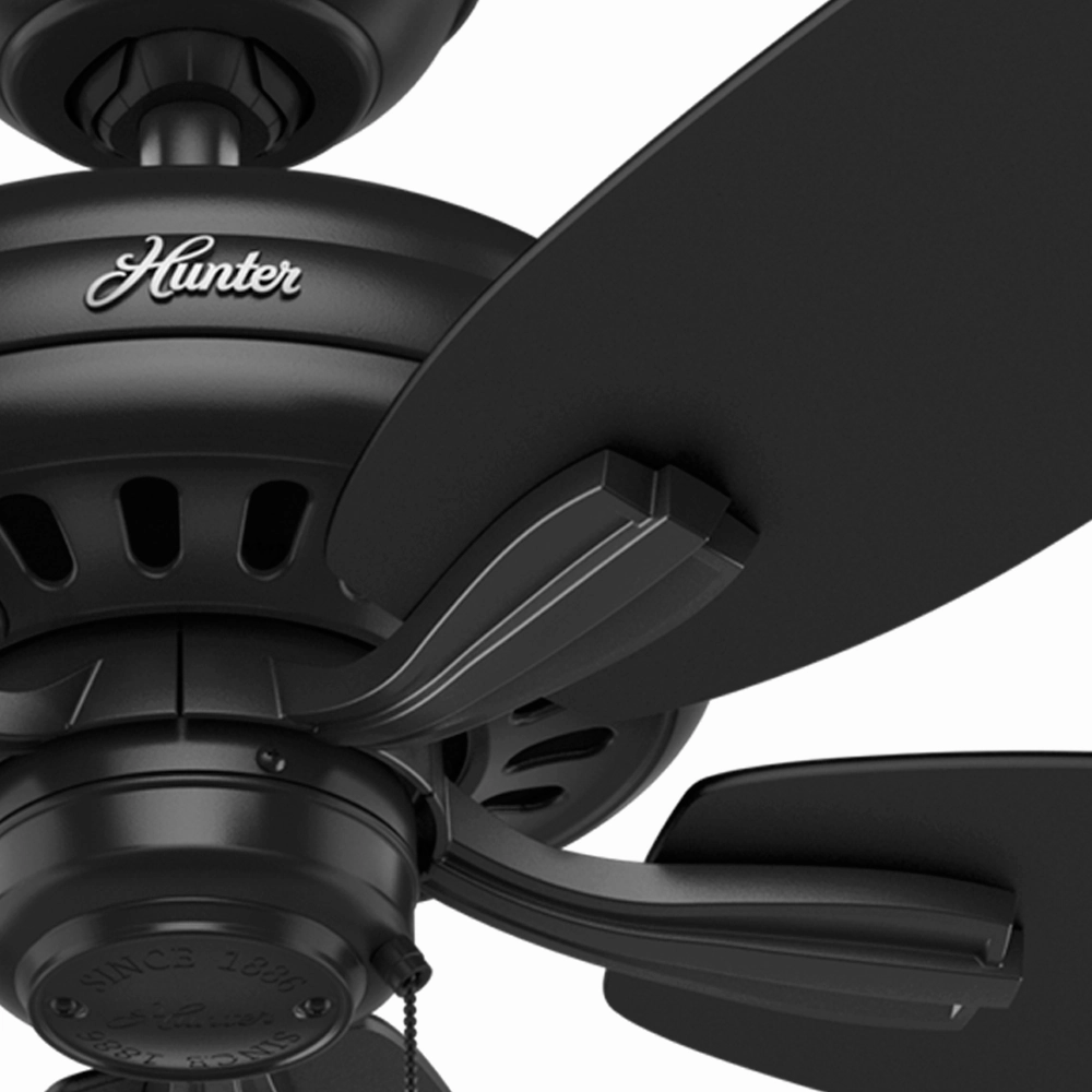 Newsome 52"Ceiling Fan Matte Black