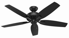 Newsome 52"Ceiling Fan Matte Black high-speed electric fans for better airflow