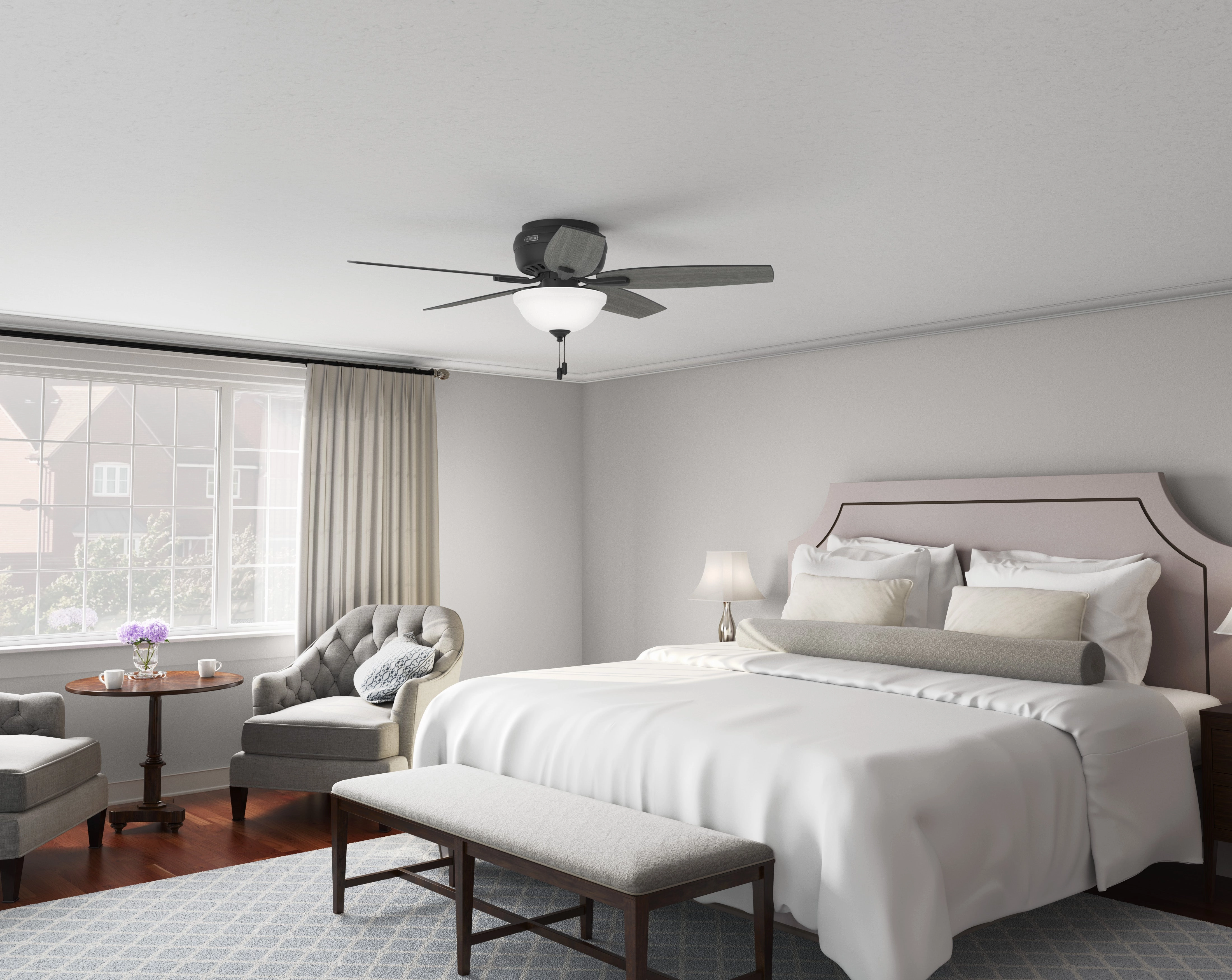 Newsome 52"Ceiling Fan Matte Black
