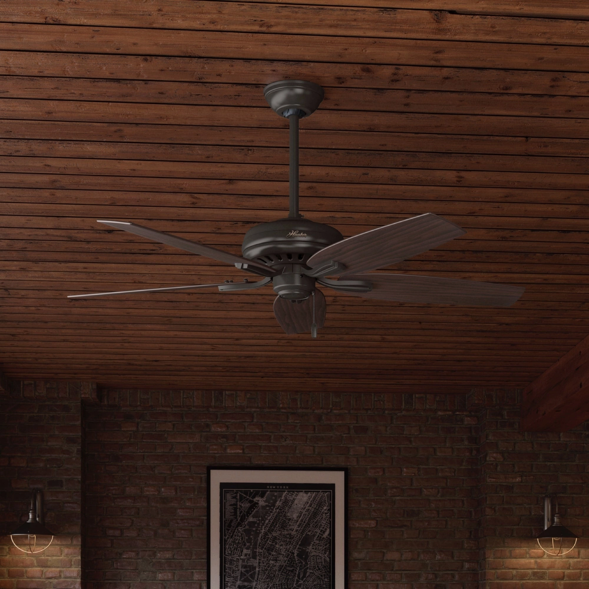 Newsome 52"Ceiling Fan Premier Bronze