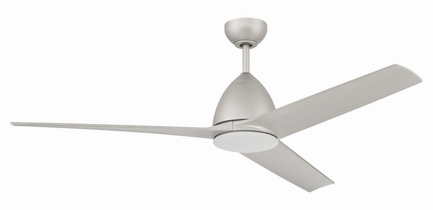 Nitro 54"Ceiling Fan Painted Nickel outdoor exterior fans for patio cooling