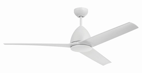 Nitro 54"Ceiling Fan White outdoor exterior fans for patio cooling