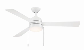 Nolan 52"Ceiling Fan Matte White quiet electric fans for home use