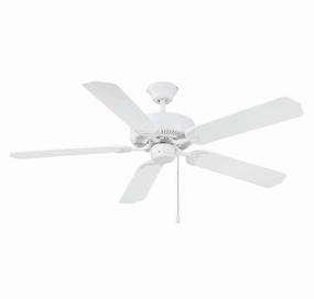 Nomad 52" Outdoor Ceiling Fan White outdoor exterior fans for patio cooling