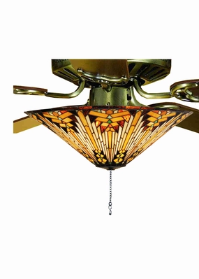 Nuevo Three Light Fan Light Fixture compact small fans for bedrooms