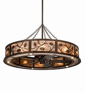 Oak Leaf 20 Light Chandel-Air large electric fans for spacious rooms
