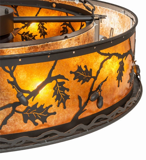Oak Leaf & Acorn Eight Light Chandel-Air