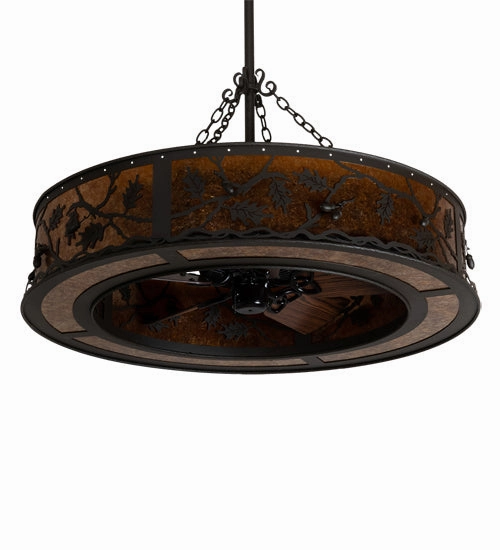 Oak Leaf & Acorn Eight Light Chandel-Air