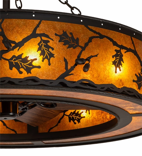 Oak Leaf & Acorn Eight Light Chandel-Air