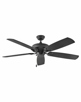 Oasis 60"Ceiling Fan Matte Black weatherproof fans for outdoor environments