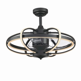 Obvi 22"Ceiling Fan Black portable small fans for everyday use