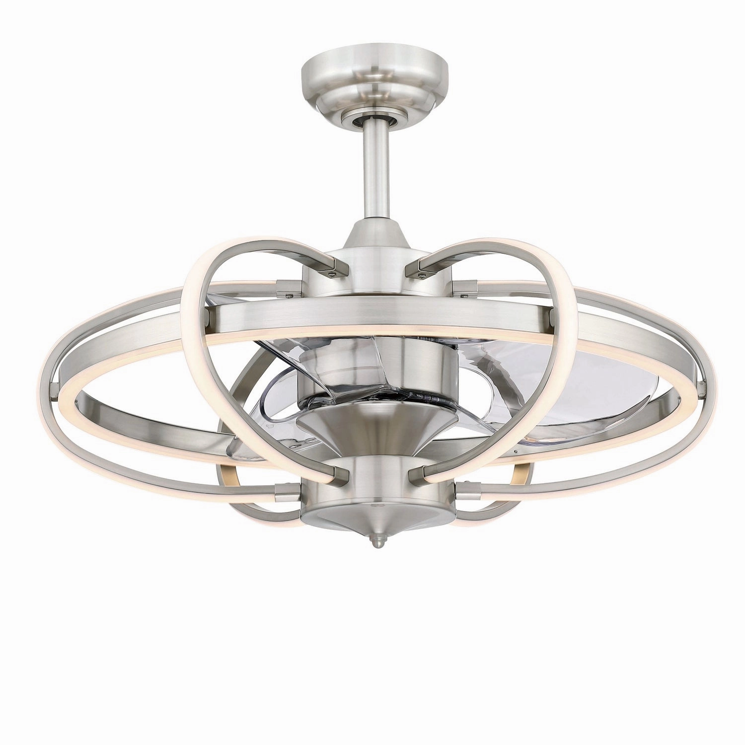 Obvi 22"Ceiling Fan Brushed Nickel portable small fans for everyday use