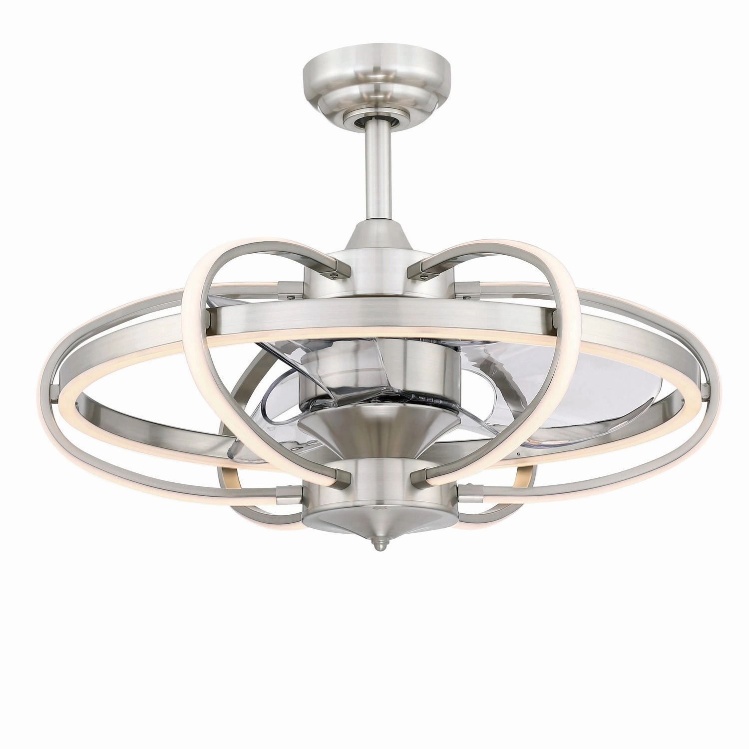 Obvi 22"Ceiling Fan Brushed Nickel