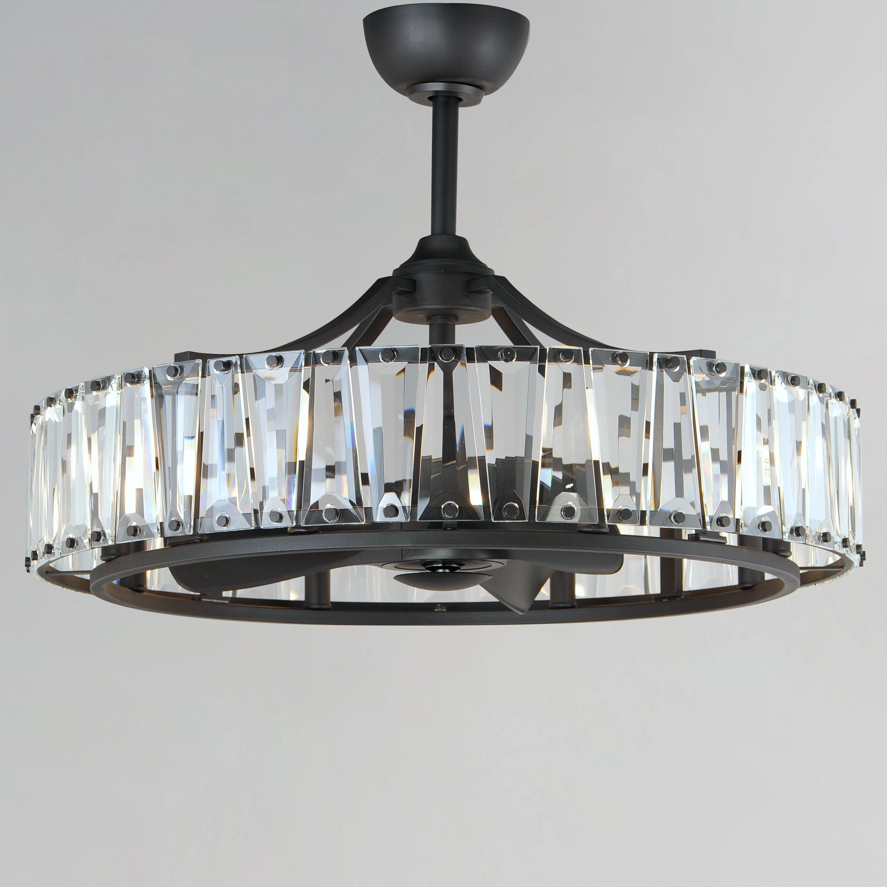 Odeon LED Fandelight Black