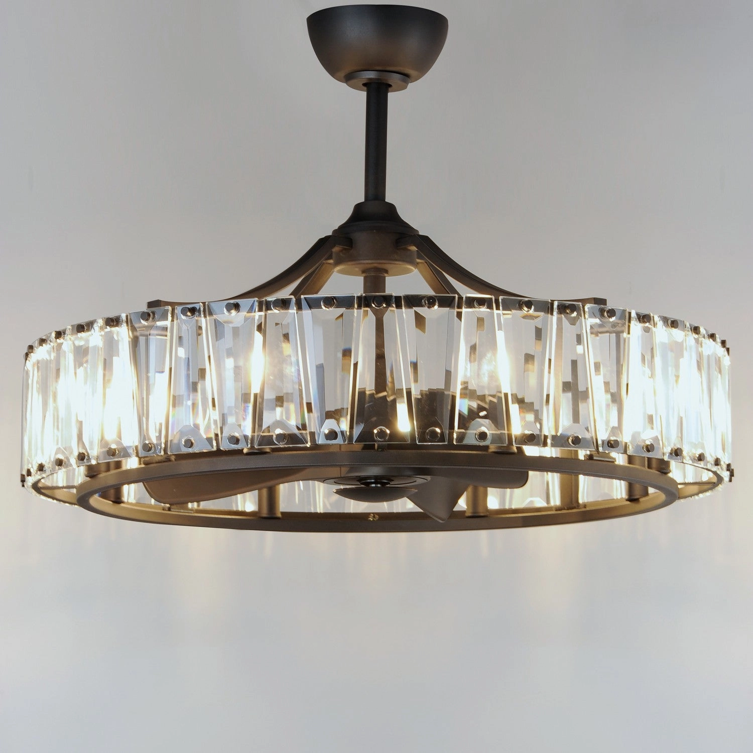 Odeon LED Fandelight Black