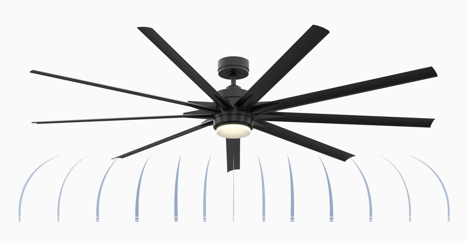 Odyn 84 84"Ceiling Fan Black