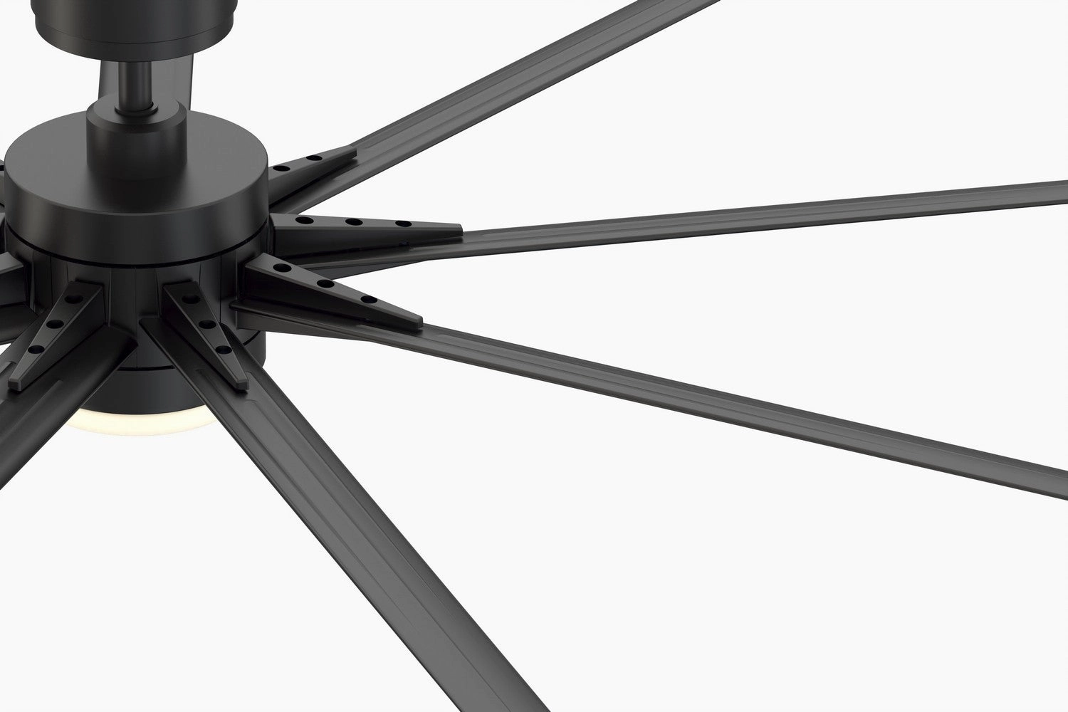 Odyn 84 84"Ceiling Fan Black