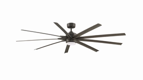 Odyn 84 84"Ceiling Fan Matte Greige large electric fans for spacious rooms