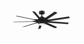 Odyn Custom Motor Black weatherproof fans for outdoor environments