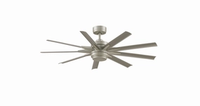 Odyn Custom Motor Brushed Nickel compact electric fans for small spaces