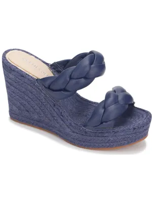 Olivia Braid Womens Braided Round Open Toe Wedge Sandals ecco Shoes