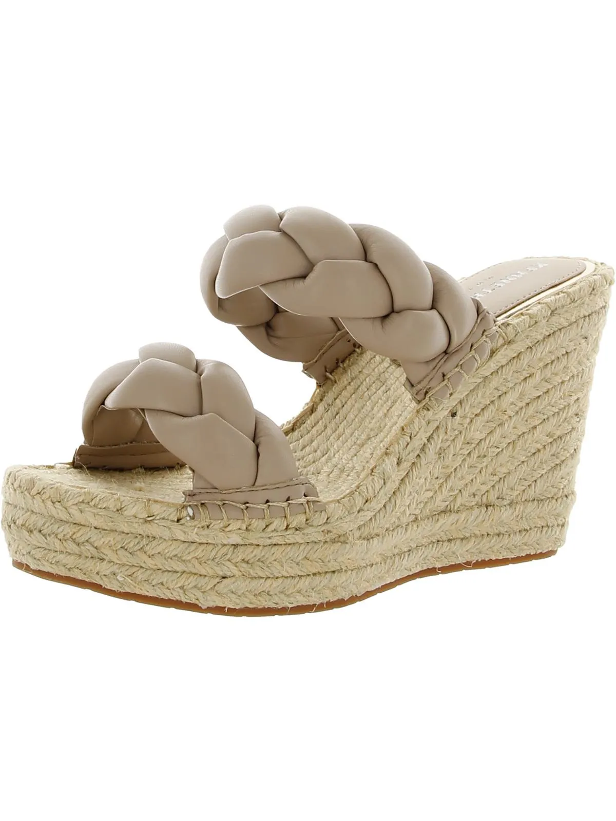 Olivia Braid Womens Braided Round Open Toe Wedge Sandals ecco Shoes