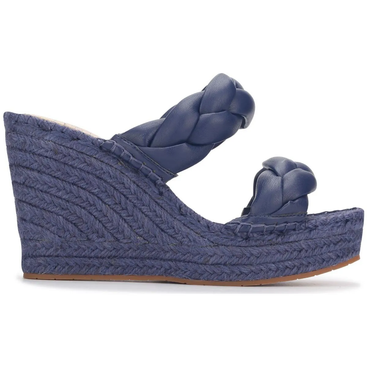 Olivia Braid Womens Braided Round Open Toe Wedge Sandals ecco Shoes