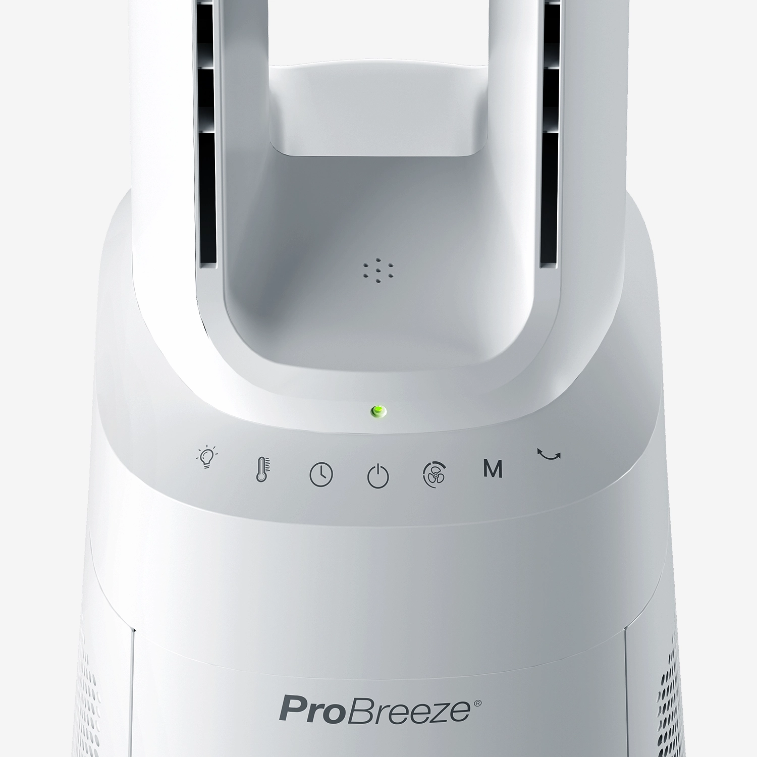 OmniAir 41" Premium Bladeless Tower Fan and Air Purifier with Smart App Control - White