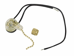 ON/OFF Light Switch On/Off Light Kit Switch in Bright Brass outdoor fans store with multiple collections
