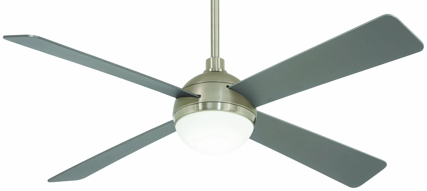 Orb Led 54" Ceiling Fan in Brushed Steel W/ Brushed Nicke powerful indoor fans for whole-room cooling