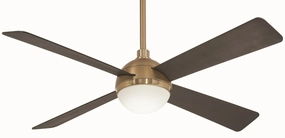 Orb Led 54" Ceiling Fan in Soft Brass Modern ceiling fan for home cooling