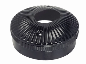 Original Angled Ceiling Mount Black home fans with built-in timer settings