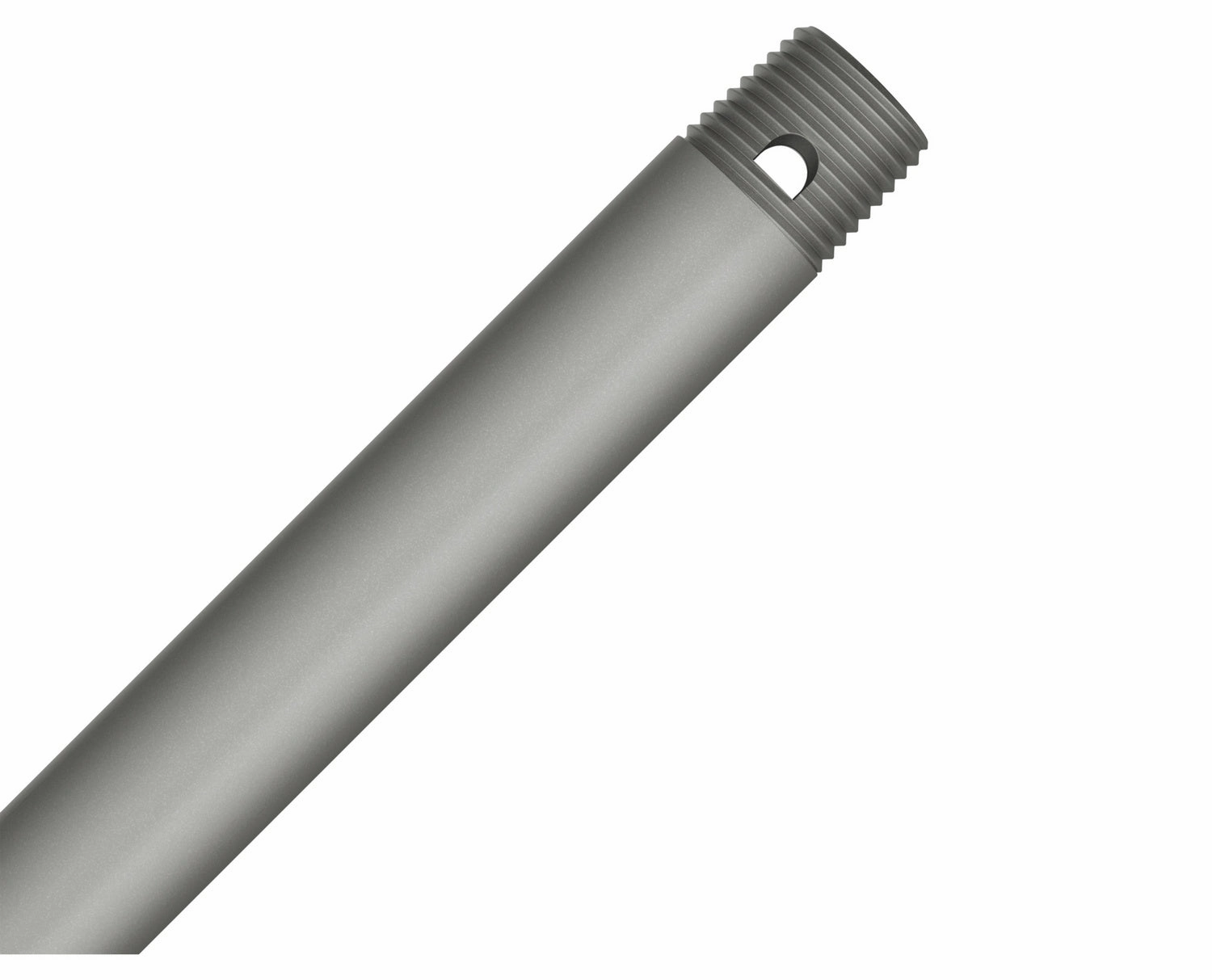 Original Downrod Matte Silver adjustable fans for targeted cooling