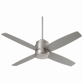 Oslo 52"Ceiling Fan Satin Nickel versatile medium fans for any space