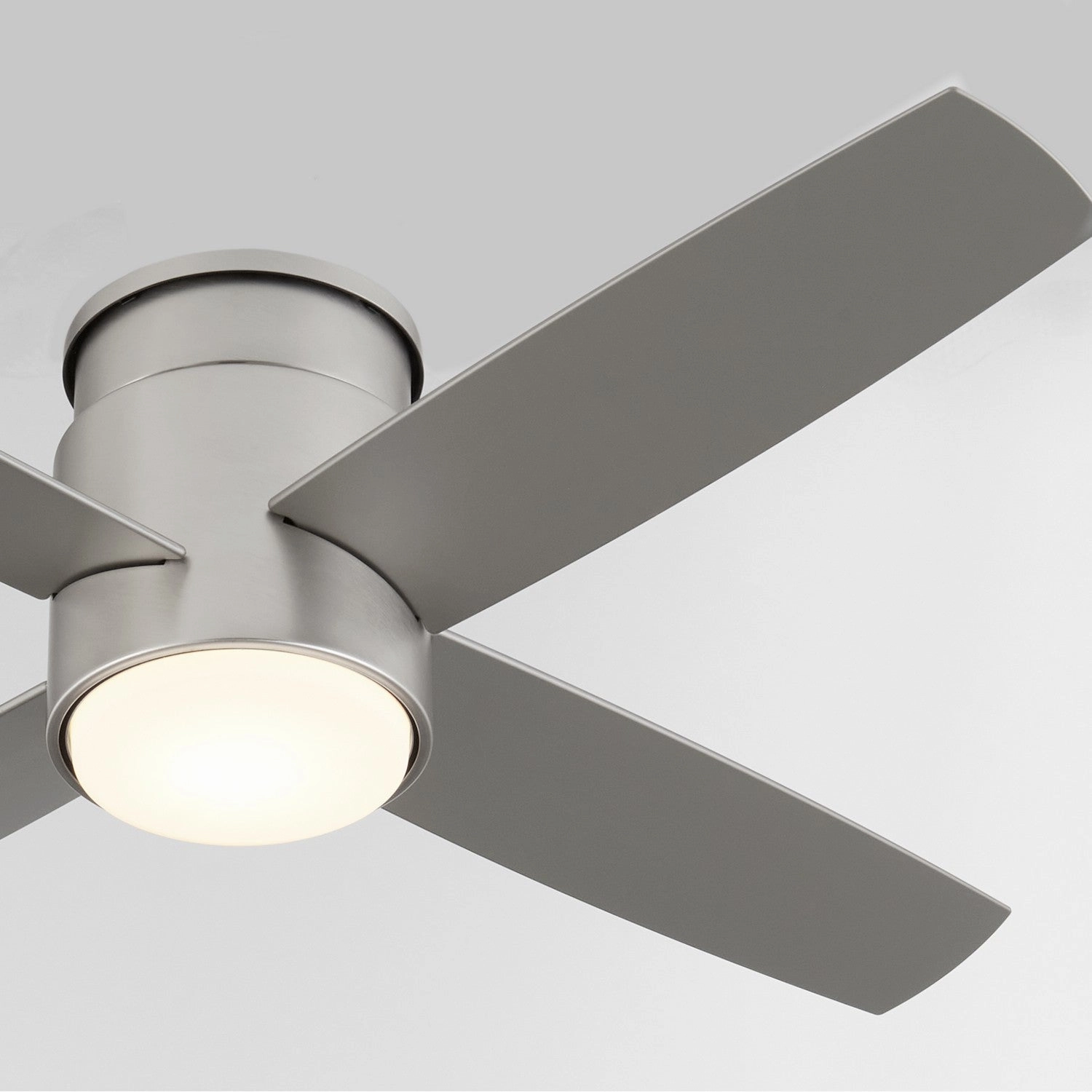 Oslo Hugger 44"Ceiling Fan Satin Nickel