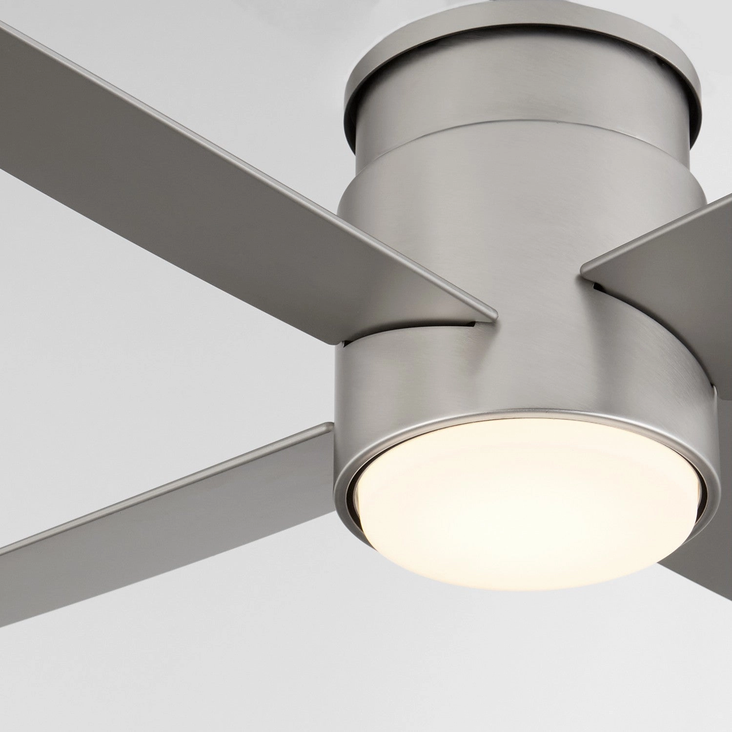 Oslo Hugger 44"Ceiling Fan Satin Nickel