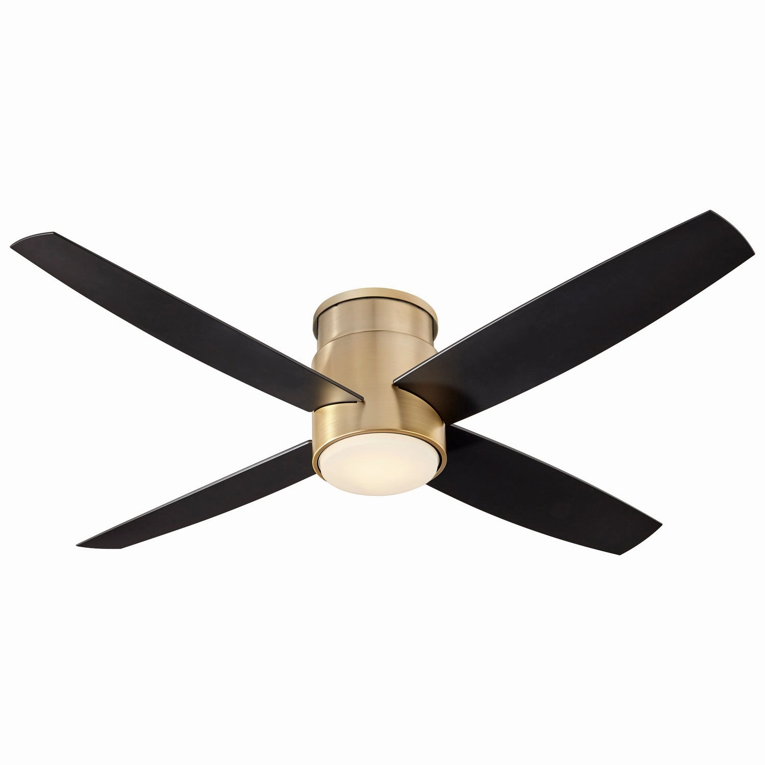 Oslo Hugger 52"Ceiling Fan Aged Brass
