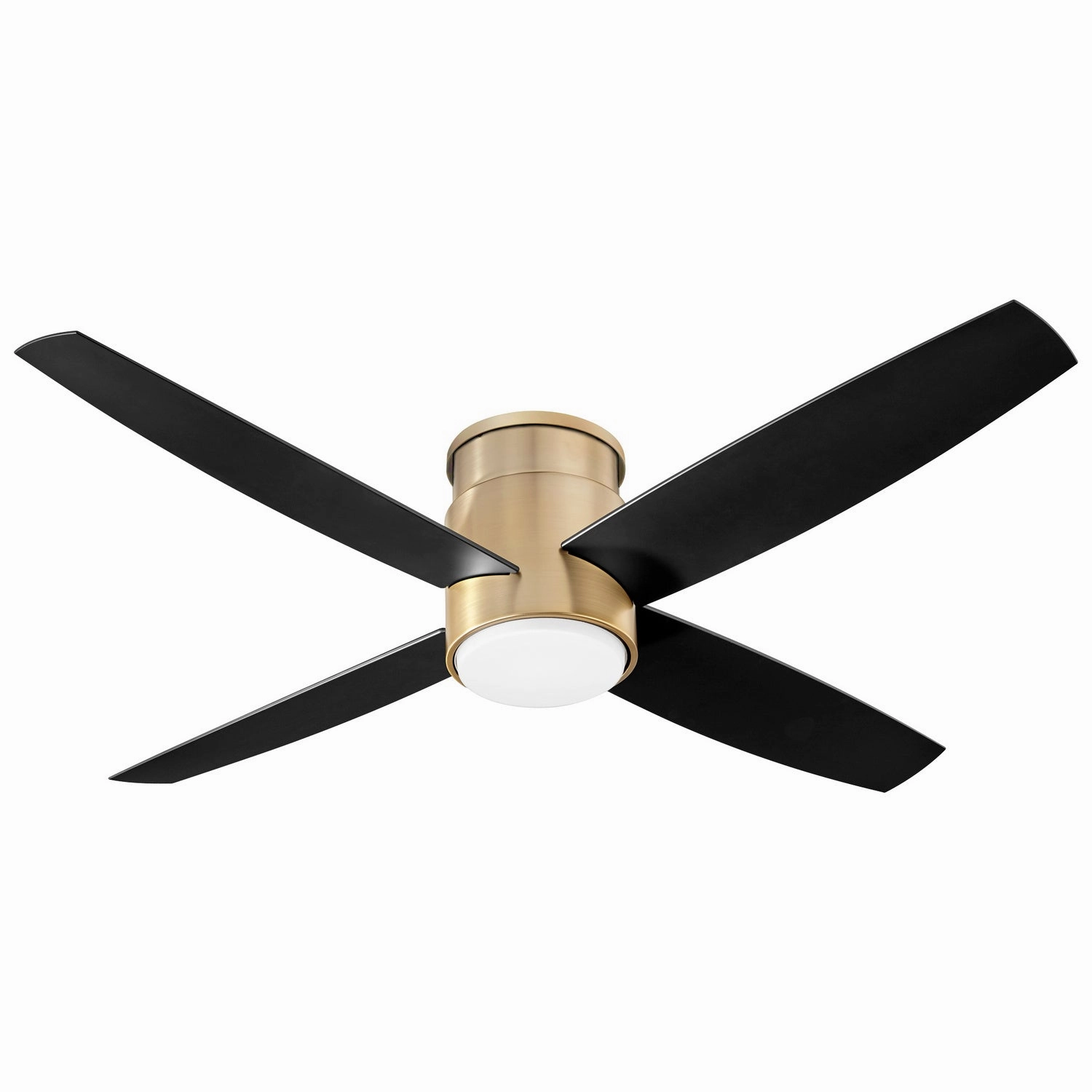 Oslo Hugger 52"Ceiling Fan Aged Brass