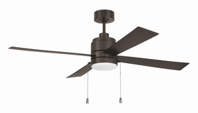 Outdoor McCoy 52 4 Blade with Pull Chains 52"Ceiling Fan Classic Bronze stylish medium fans for contemporary homes