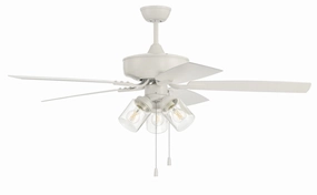Outdoor Pro Plus 104 52"Outdoor Ceiling Fan White home cooling fans in medium size