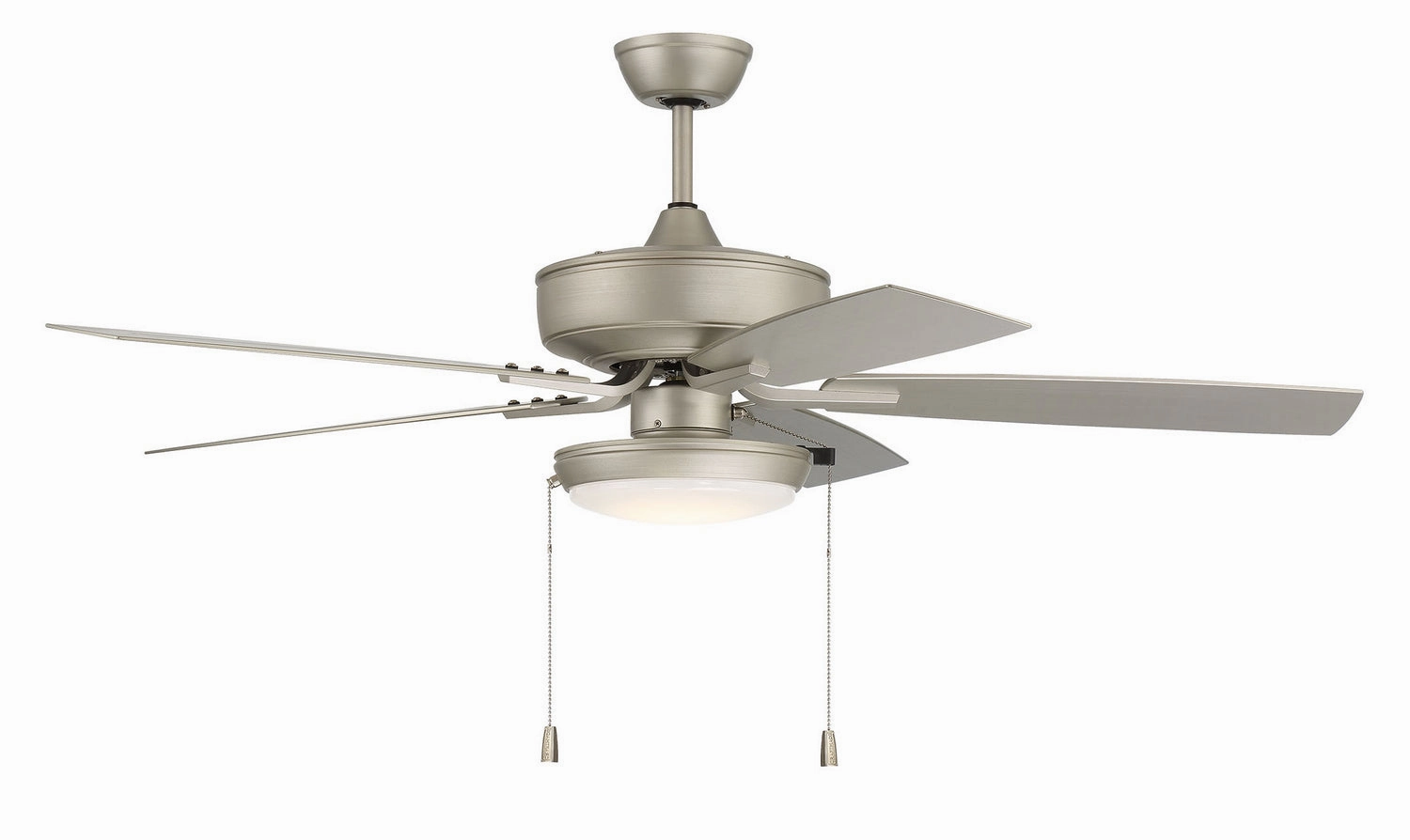 Outdoor Pro Plus 119 52"Outdoor Ceiling Fan Painted Nickel
