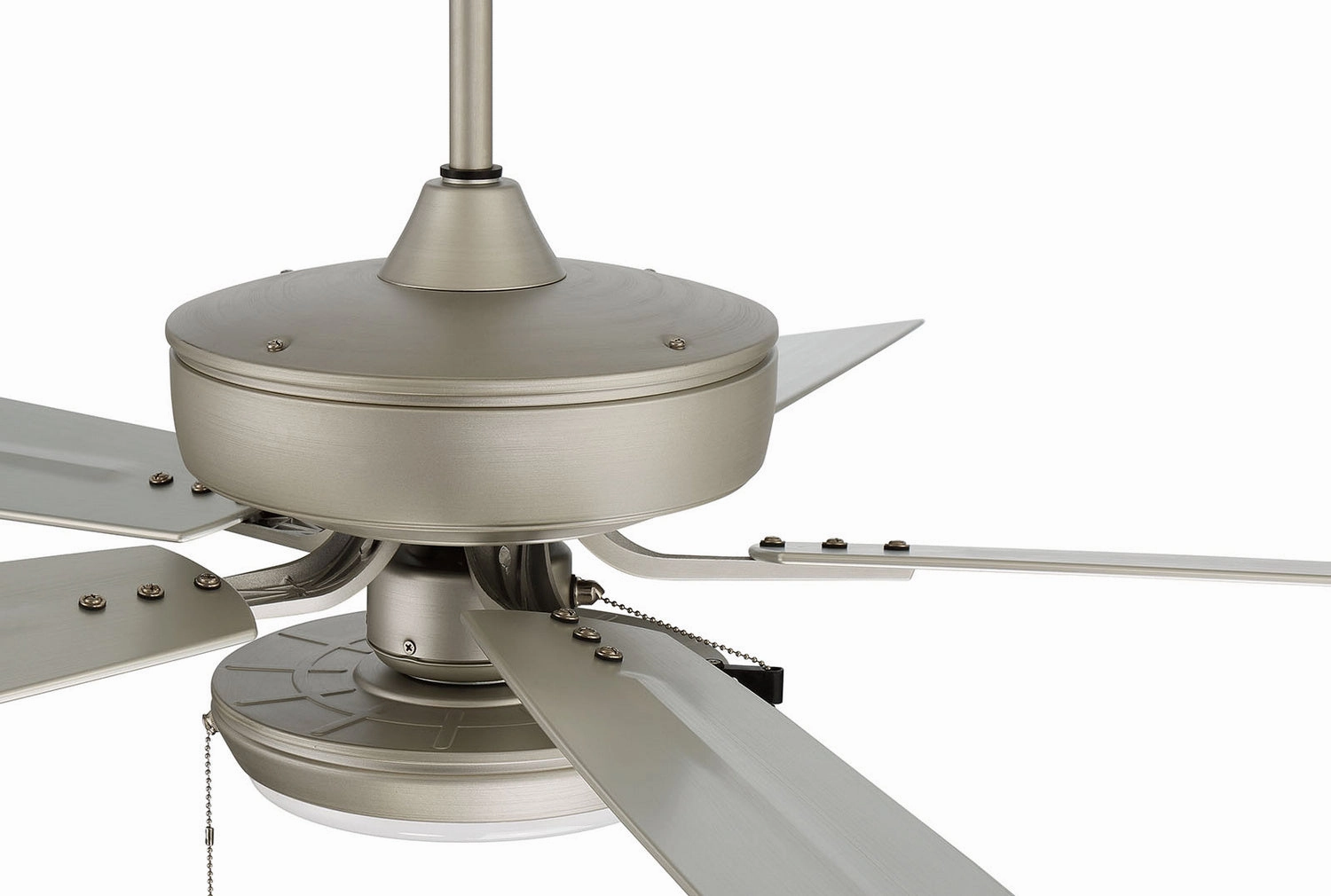 Outdoor Pro Plus 119 52"Outdoor Ceiling Fan Painted Nickel