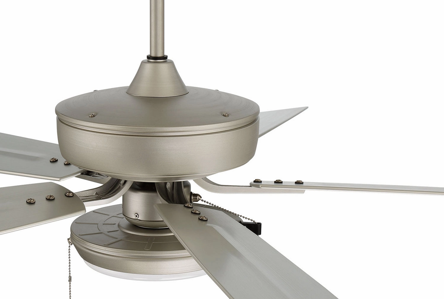 Outdoor Pro Plus 119 52"Outdoor Ceiling Fan Painted Nickel