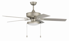 Outdoor Pro Plus 119 52"Outdoor Ceiling Fan Painted Nickel outdoor exterior fans for patio cooling