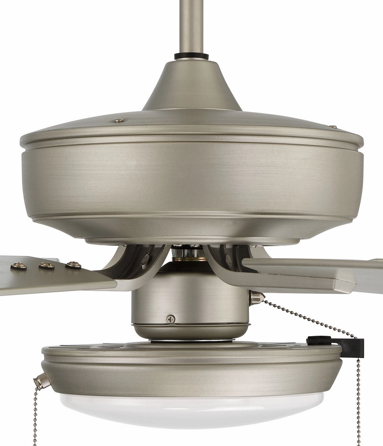 Outdoor Pro Plus 119 52"Outdoor Ceiling Fan Painted Nickel