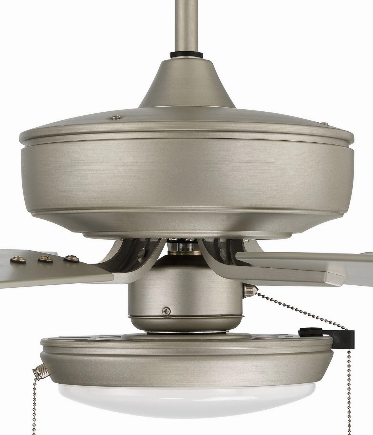 Outdoor Pro Plus 119 52"Outdoor Ceiling Fan Painted Nickel
