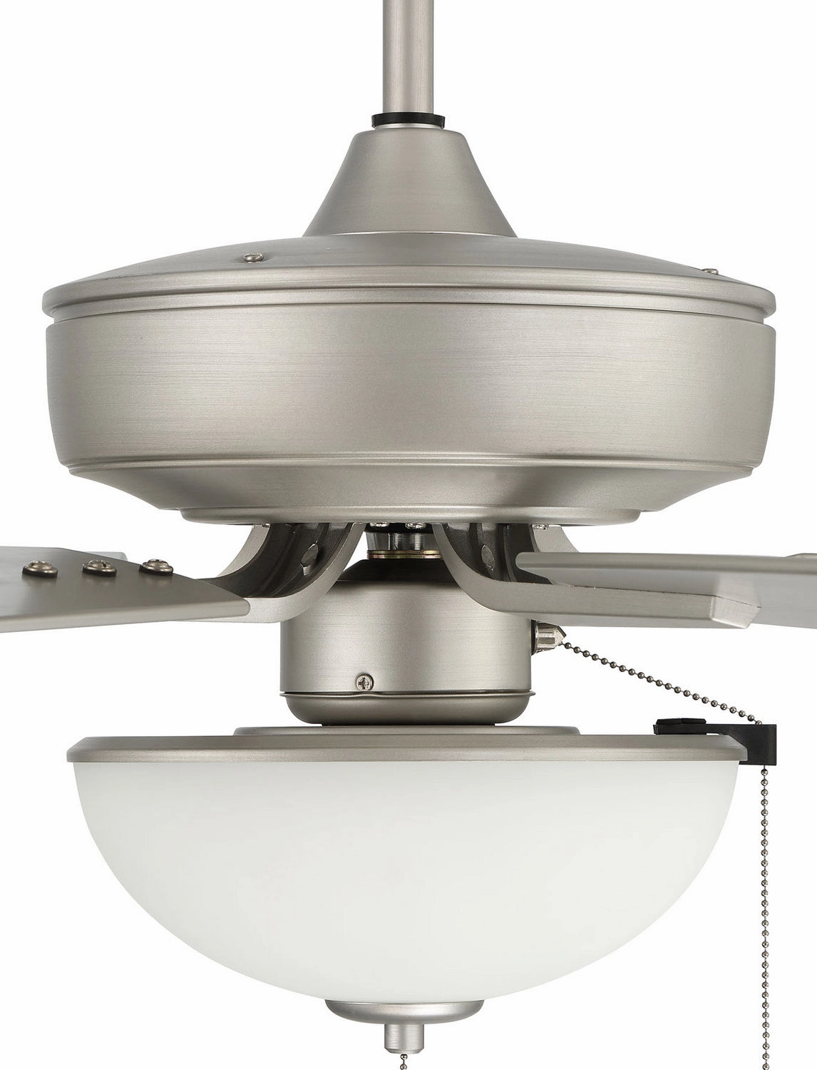 Outdoor Pro Plus 211 52"Outdoor Ceiling Fan Painted Nickel