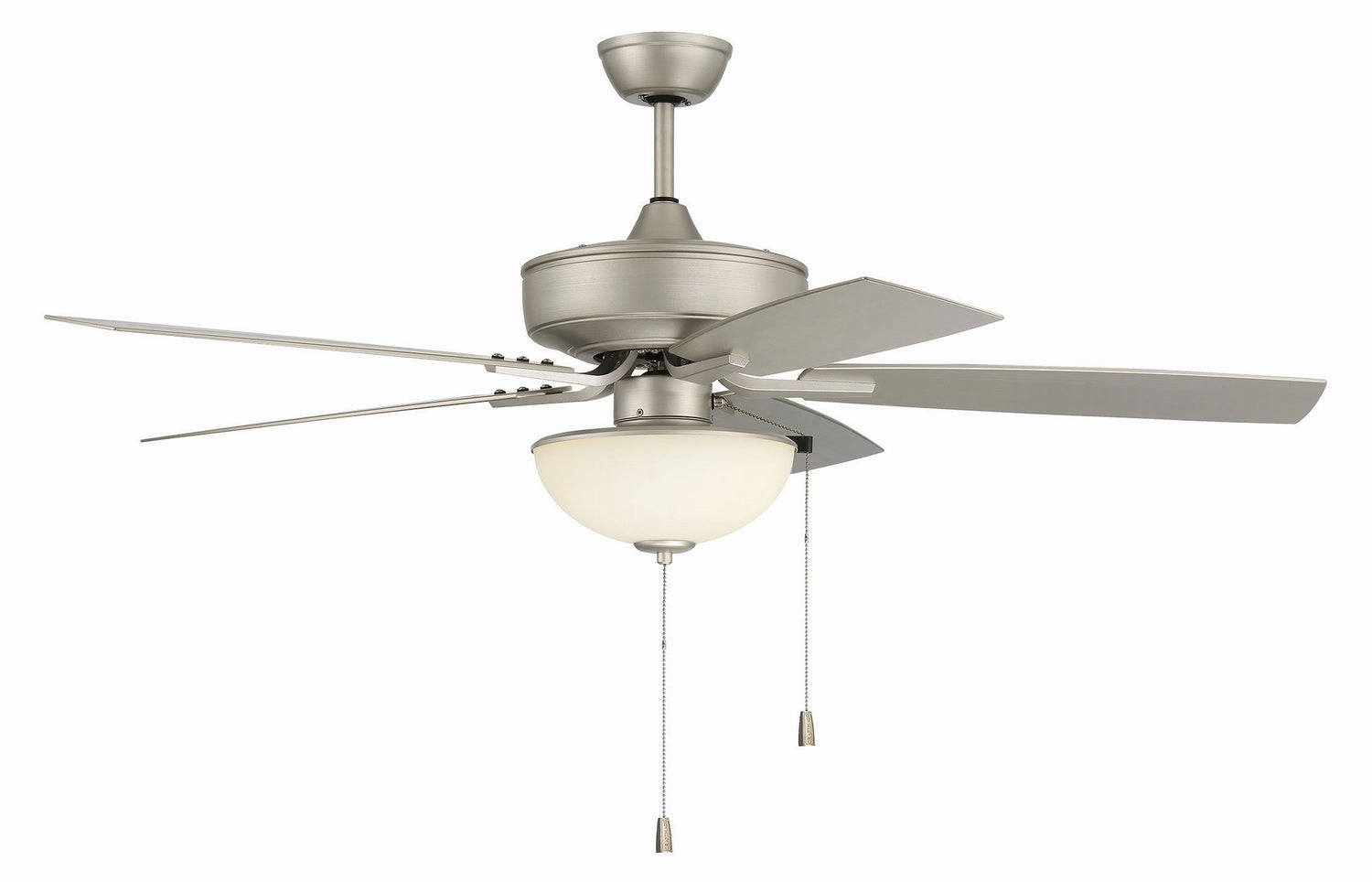 Outdoor Pro Plus 211 52"Outdoor Ceiling Fan Painted Nickel