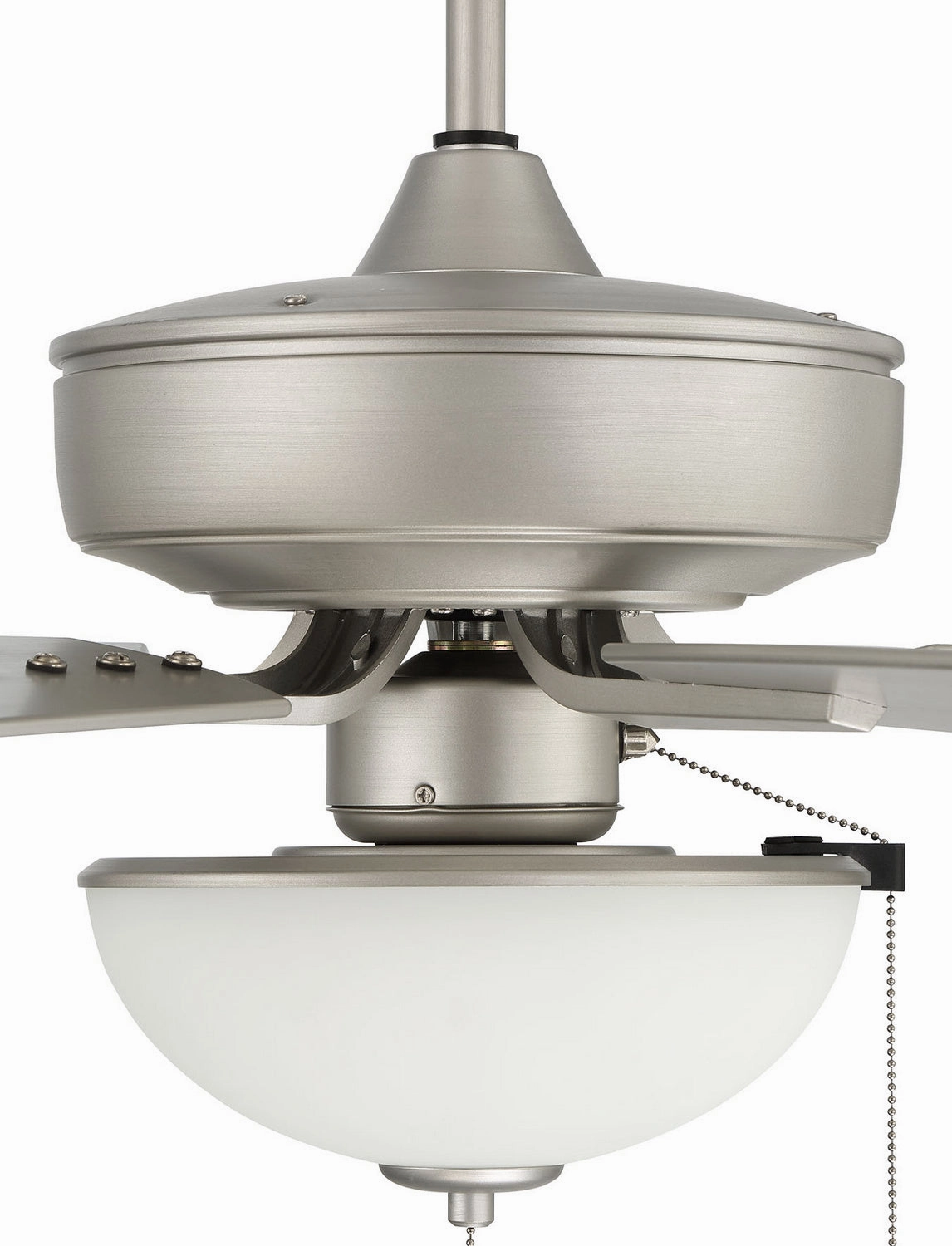 Outdoor Pro Plus 211 52"Outdoor Ceiling Fan Painted Nickel